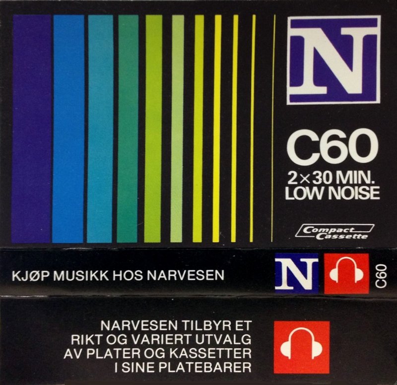 Compact Cassette Narvesen 60 Type I Normal Norway