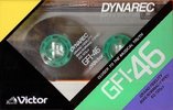 Compact Cassette Victor GFI 46 "Dynarec" Type I Normal 1987 Japan