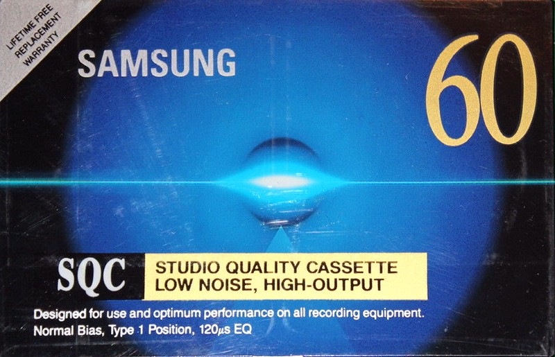Compact Cassette Samsung SQC 60 Type I Normal 1995 North America