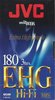 VHS, Video Home System JVC EHG 180 "E-180 EHG B" Type I Normal 2002 Europe