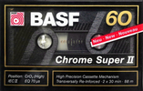 Compact Cassette BASF Chrome Super II 60 Type II Chrome 1989 Germany