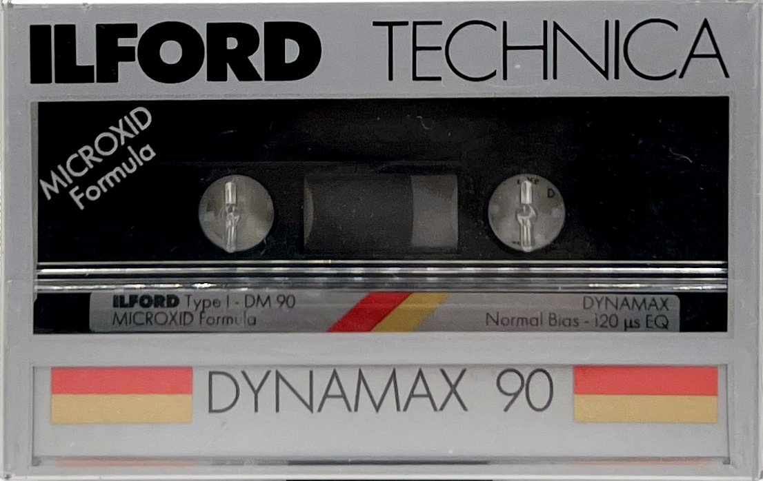 Compact Cassette Ilford DM 90 "Dynamax" Type I Normal 1988 Europe