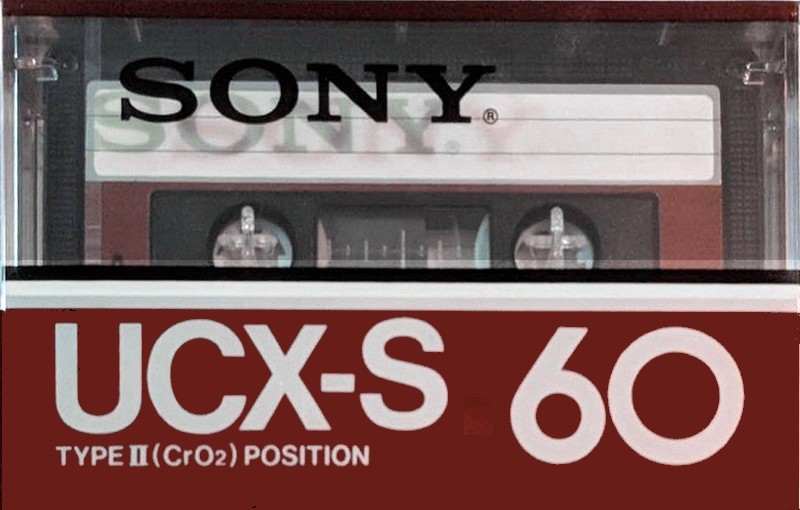 Compact Cassette Sony UCX-S 60 Type II Chrome 1982 Japan