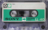 Compact Cassette Sony 40 "LL-40" Type I Normal 1973 Japan
