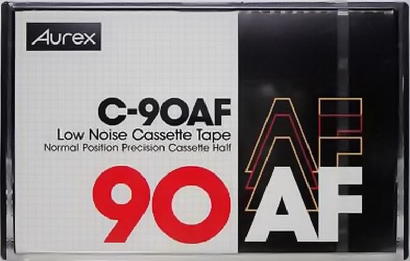 Compact Cassette Aurex AF 90 Type I Normal 1980 Japan