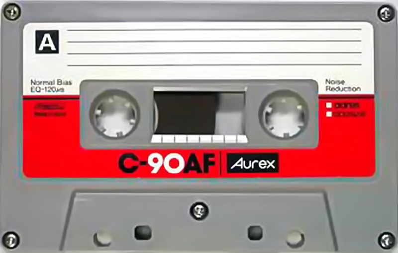 Compact Cassette Aurex AF 90 Type I Normal 1980 Japan