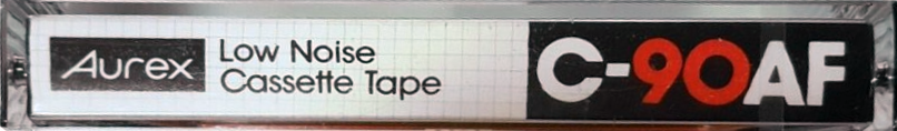 Compact Cassette Aurex AF 90 Type I Normal 1980 Japan