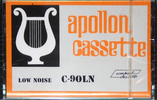Compact Cassette Apollon 60 Type I Normal 1988 Hong Kong