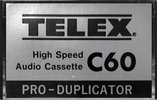 Compact Cassette Telex 90 "Pro-Duplicator" Type I Normal New Zealand