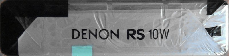Compact Cassette Denon RS 10 "RS10W" Type I Normal 1991 Japan