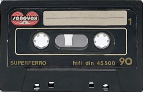 Compact Cassette Sonovox 90 "super ferro dinamic I" Type I Normal 1981 Portugal