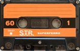 Compact Cassette STR Superferro 60 Type I Normal Italy