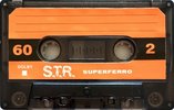 Compact Cassette STR Superferro 60 Type I Normal Italy