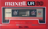Compact Cassette Maxell UR 60 Type I Normal 1986 Europe