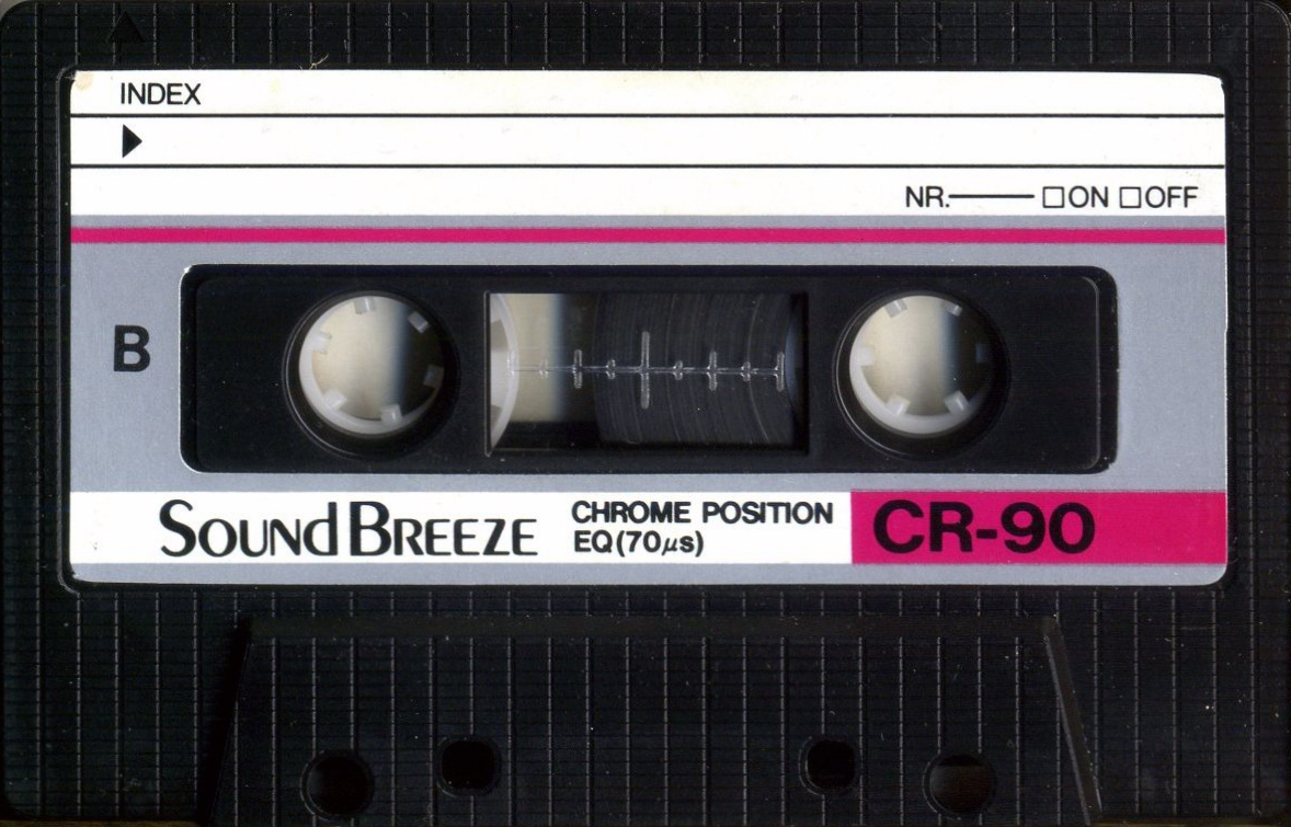 Compact Cassette Sound Breeze CR 90 Type II Chrome 1986 Unknown Country