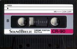 Compact Cassette Sound Breeze CR 90 Type II Chrome 1986 Unknown Country