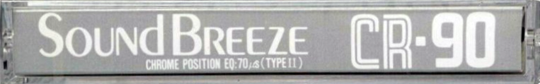Compact Cassette Sound Breeze CR 90 Type II Chrome 1986 Unknown Country
