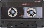 Compact Cassette Sony UX 90 Type II Chrome 1988 Europe