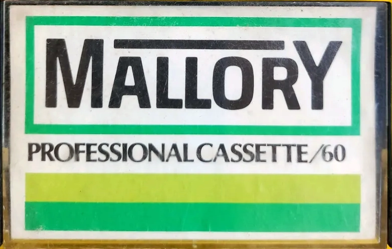 Compact Cassette Mallory 60 "White" Type I Normal 1982 Latin America