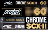 Compact Cassette Protek SCX-II 60 Type II Chrome North America