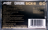Compact Cassette Protek SCX-II 60 Type II Chrome North America