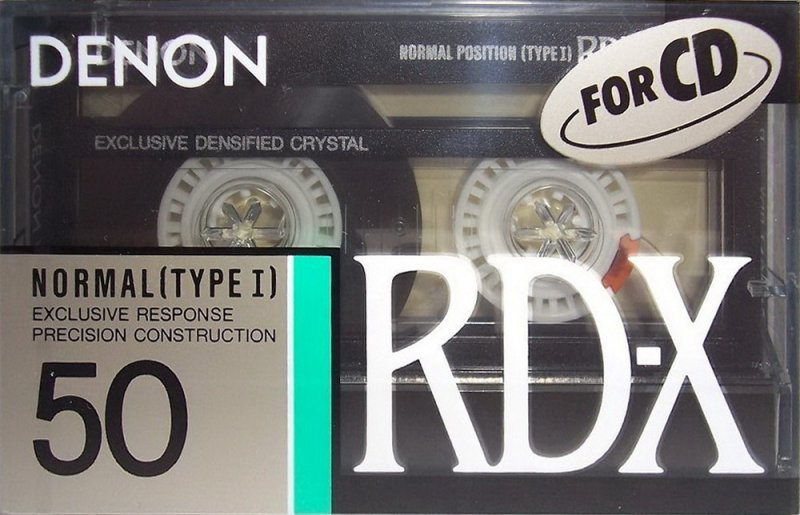 Compact Cassette Denon RD-X 50 "RD-X50P" Type I Normal 1989 Japan