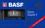 Compact Cassette BASF Ferro Super I 60 Type I Normal 1989 Europe