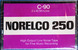 Compact Cassette Norelco 250 90 Type I Normal 1971 USA
