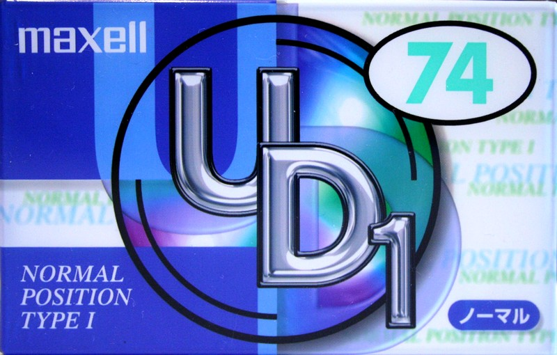 Compact Cassette Maxell UDI / UD1 74 "UD1-74N" Type I Normal 2000 Japan