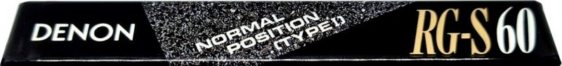 Compact Cassette Denon RG-S 60 Type I Normal 1990 Japan