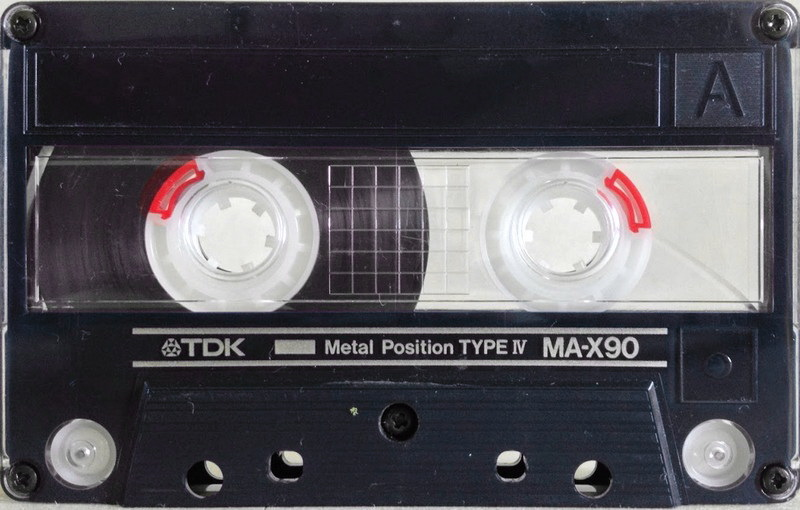 Compact Cassette TDK MA-X 90 Type IV Metal 1985 Japan