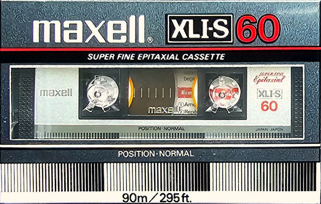 Compact Cassette Maxell XLI-S 60 Type I Normal 1982 Europe