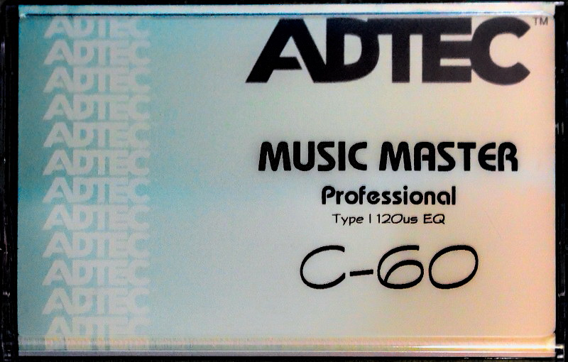 Compact Cassette Adtec 60 "Music Master" Type I Normal
