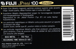 Compact Cassette Fuji JP Metal 100 Type IV Metal 1992 Europe