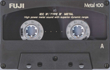 Compact Cassette Fuji JP Metal 100 Type IV Metal 1992 Europe