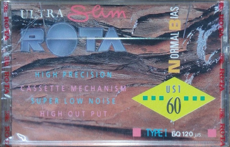 Compact Cassette ROTA US 1 60 Type I Normal Thailand