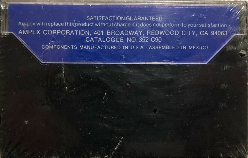 Compact Cassette Ampex Lo-Noise 90 "352-C90" Type I Normal 1978 USA
