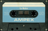 Compact Cassette Ampex Lo-Noise 90 "352-C90" Type I Normal 1978 USA