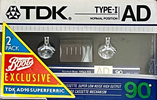 2 pack TDK AD 90 Type I Normal 1985 Australia, Europe