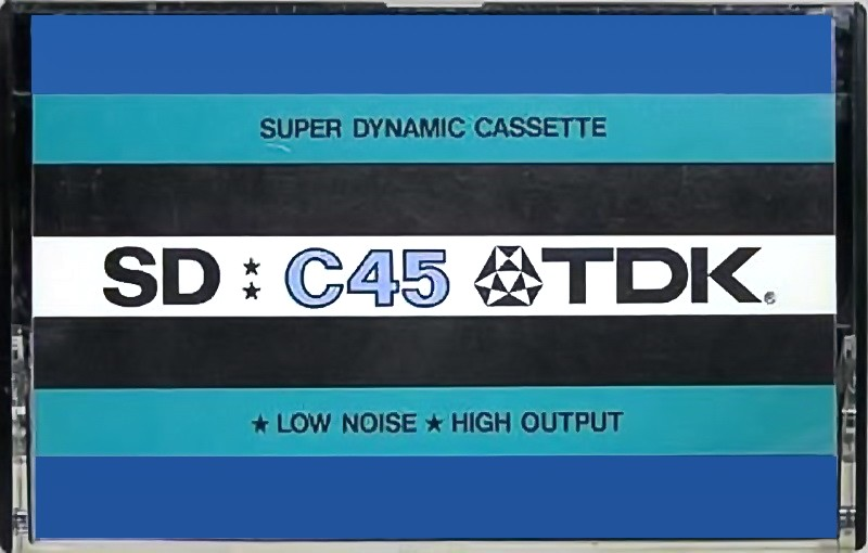 Compact Cassette TDK SD 45 Type I Normal 1974 Japan