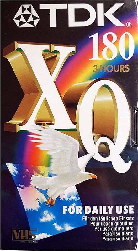 VHS, Video Home System TDK XQ 180 Type I Normal 2002 Europe