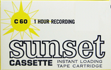 Compact Cassette Sunset 60 Type I Normal 1969 Mexico