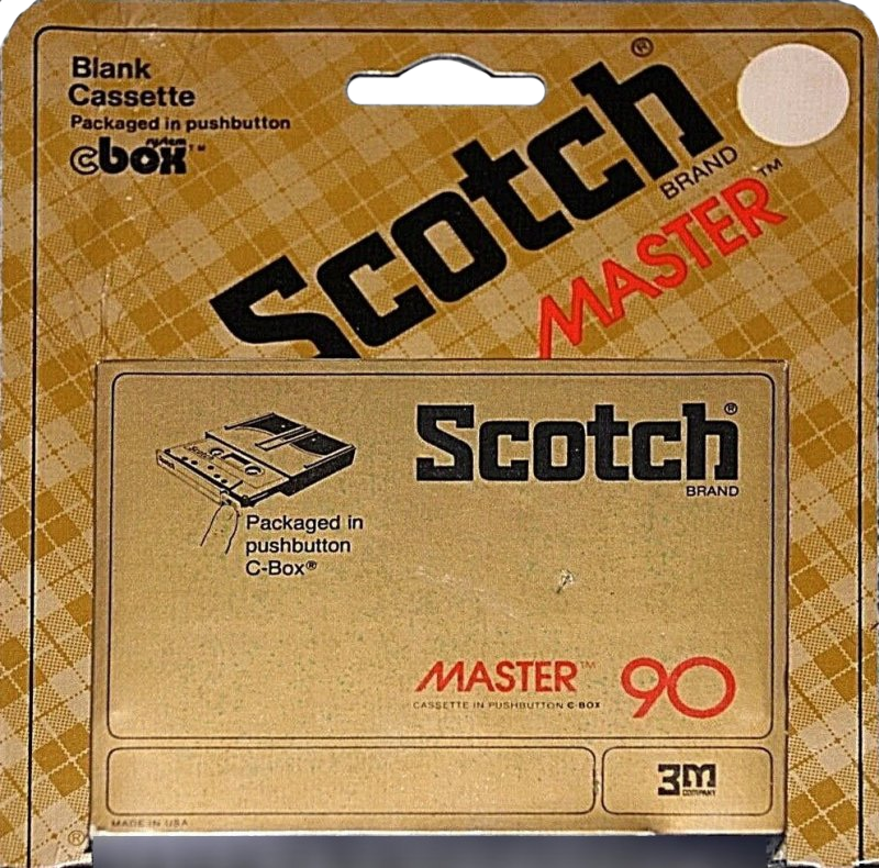 Blister Scotch Master 90 Type I Normal 1979 USA