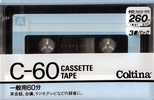 Compact Cassette Coltina 60 Type I Normal 1997 Japan