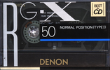 Compact Cassette Denon RG-X 50 Type I Normal 1990 Japan