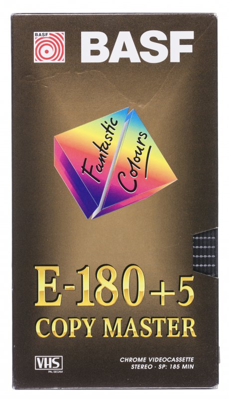 VHS, Video Home System BASF Copy Master 180 Type II Chrome 1990 Europe