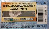 Compact Cassette AXIA PS-I / PS-1 40 "PS1 C 40" Type I Normal 1992 Japan