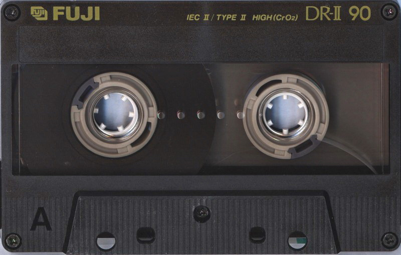Compact Cassette Fuji DR-II 90 Type II Chrome 1989 North America