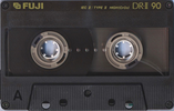 Compact Cassette Fuji DR-II 90 Type II Chrome 1989 North America