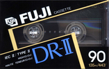 Compact Cassette Fuji DR-II 90 Type II Chrome 1989 North America